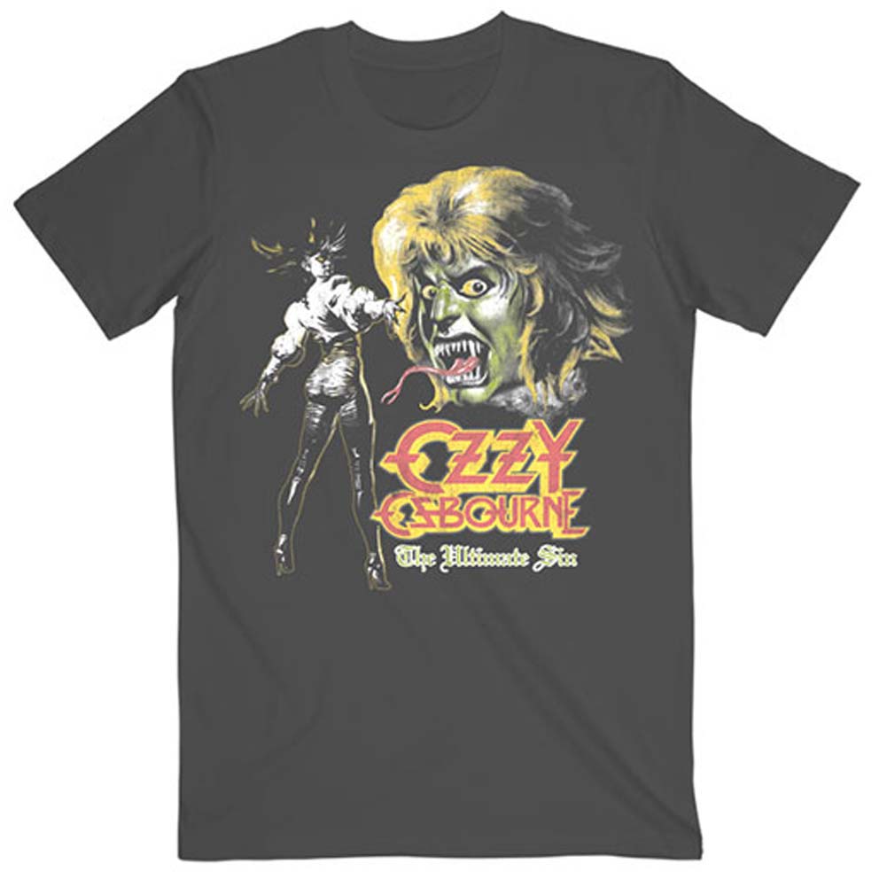 Ozzy Osbourne Ultimate Remix (Back Print) Slim Fit T-shirt