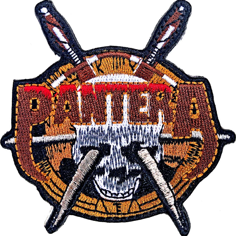 Pantera Skull Knives Embroidered Patch