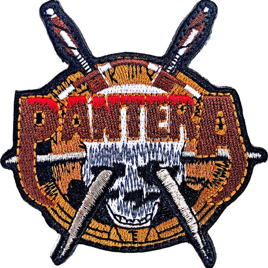 Pantera Skull Knives Embroidered Patch