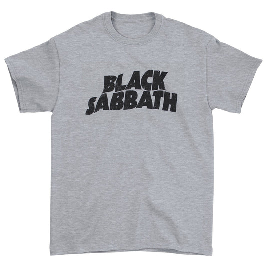 Black Wavy Logo Slim Fit T-shirt