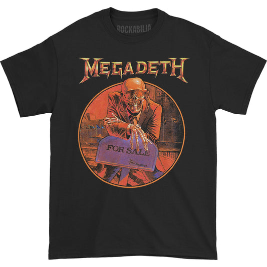Megadeth Peace Sells... Track list (Back Print) Slim Fit T-shirt