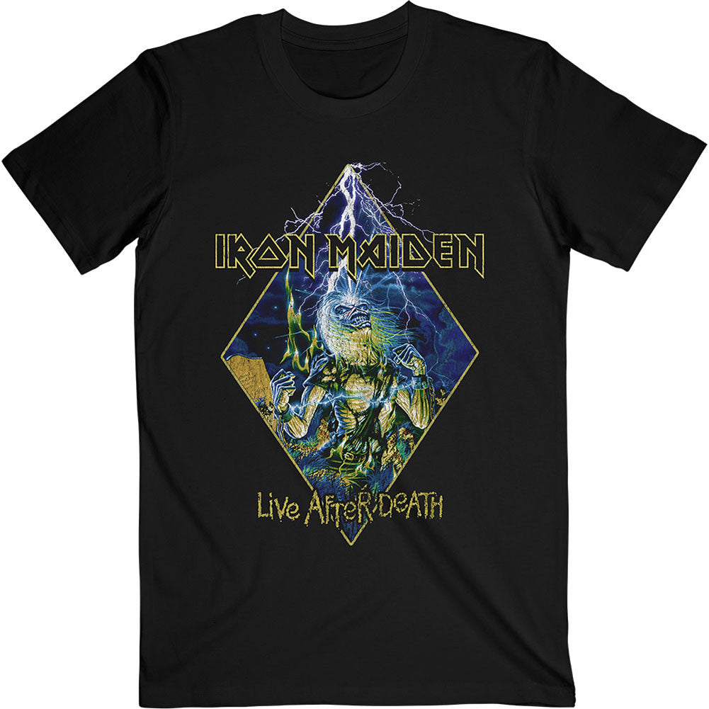 Iron Maiden Live After Death Diamond Slim Fit T-shirt