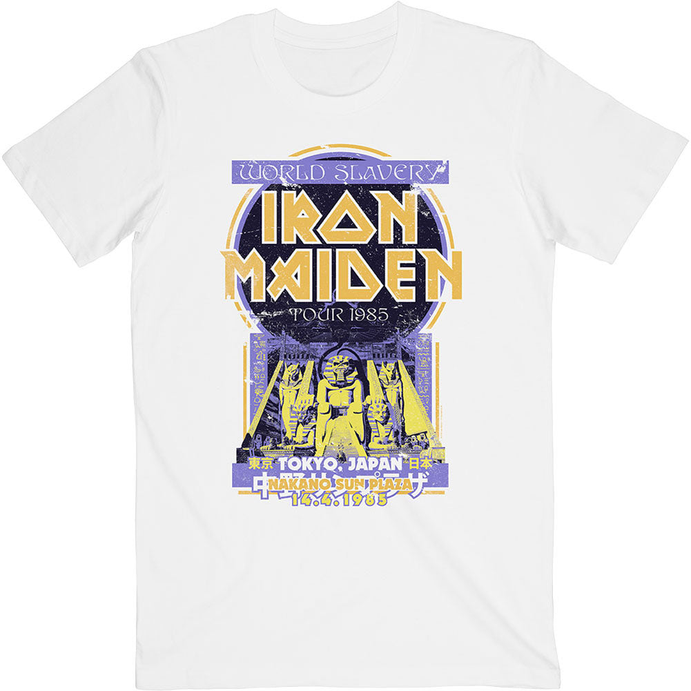 Iron Maiden Powerslave Japan Flyer Slim Fit T-shirt