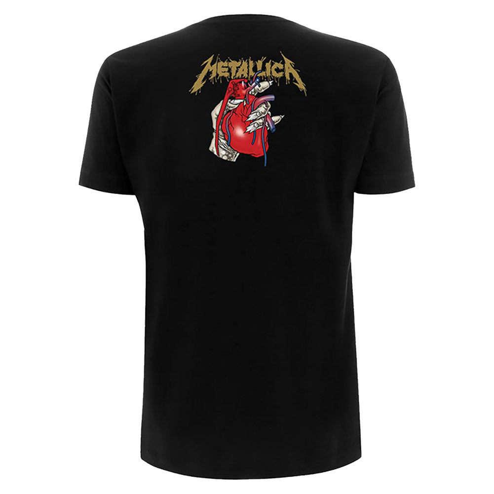 Metallica Heart Explosive (Back Print) Slim Fit T-shirt