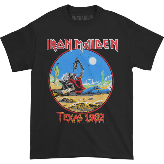 Iron Maiden The Beast Tames Texas (Back Print) Slim Fit T-shirt