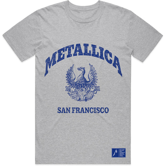 Metallica College Crest Slim Fit T-shirt