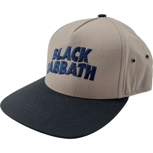 Black Sabbath Wavy Logo Snapback Baseball Cap