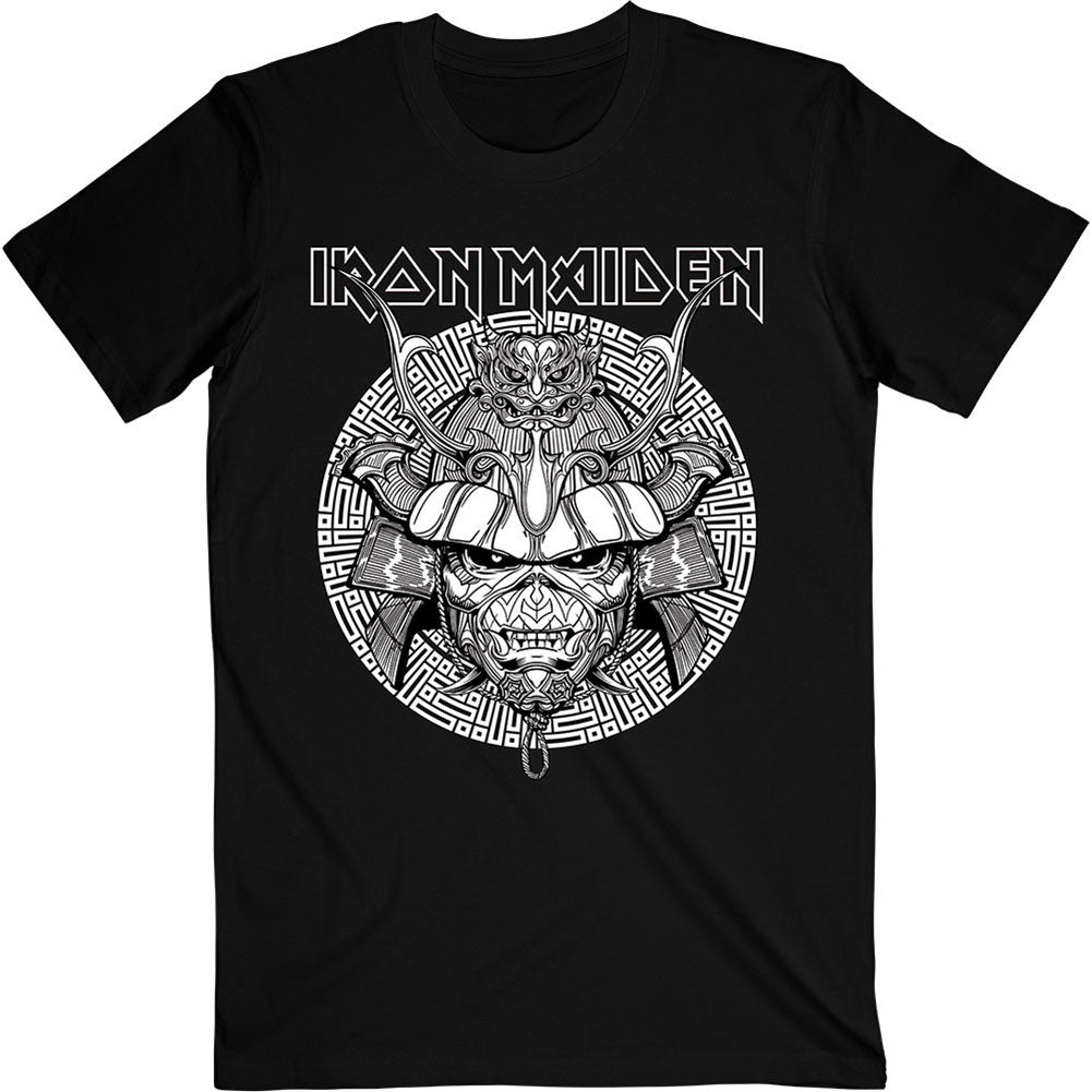 Iron Maiden Senjutsu Samurai Graphic White Slim Fit T-shirt