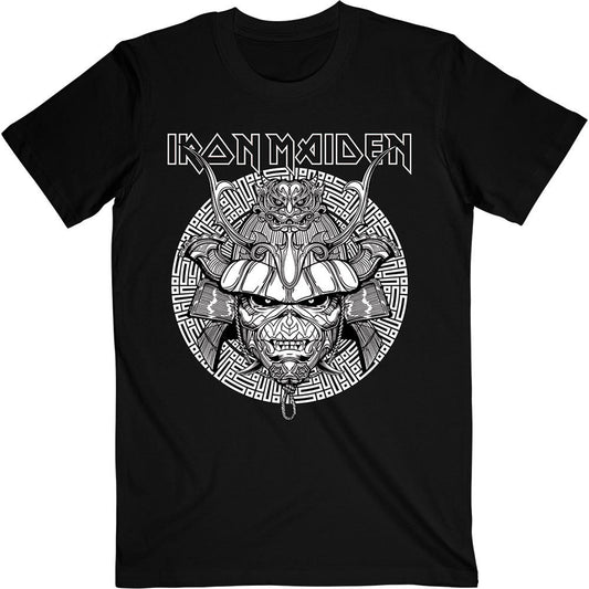 Iron Maiden Senjutsu Samurai Graphic White Slim Fit T-shirt