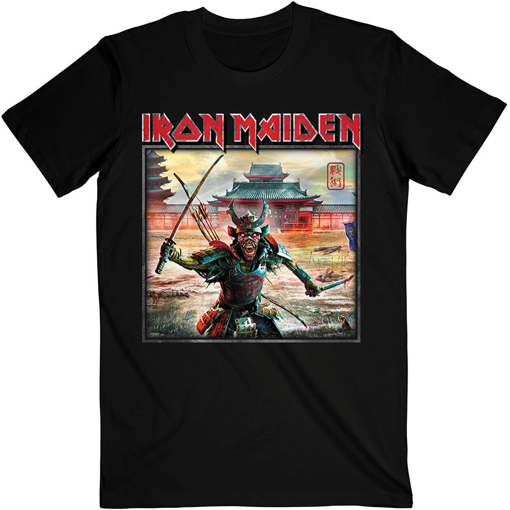 Iron Maiden Senjutsu Album Palace Keyline Square Slim Fit T-shirt