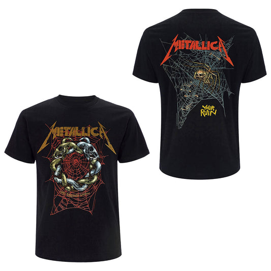 Metallica Ruin/Struggle (Back Print) Slim Fit T-shirt