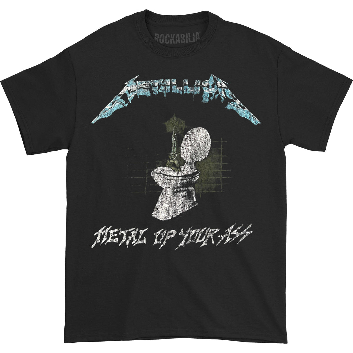 Metallica Metal Up Your Ass (Back Print) Slim Fit T-shirt