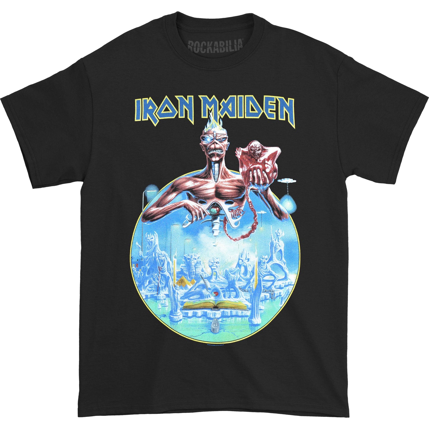 Iron Maiden England 2014 Tour (Back Print) Slim Fit T-shirt