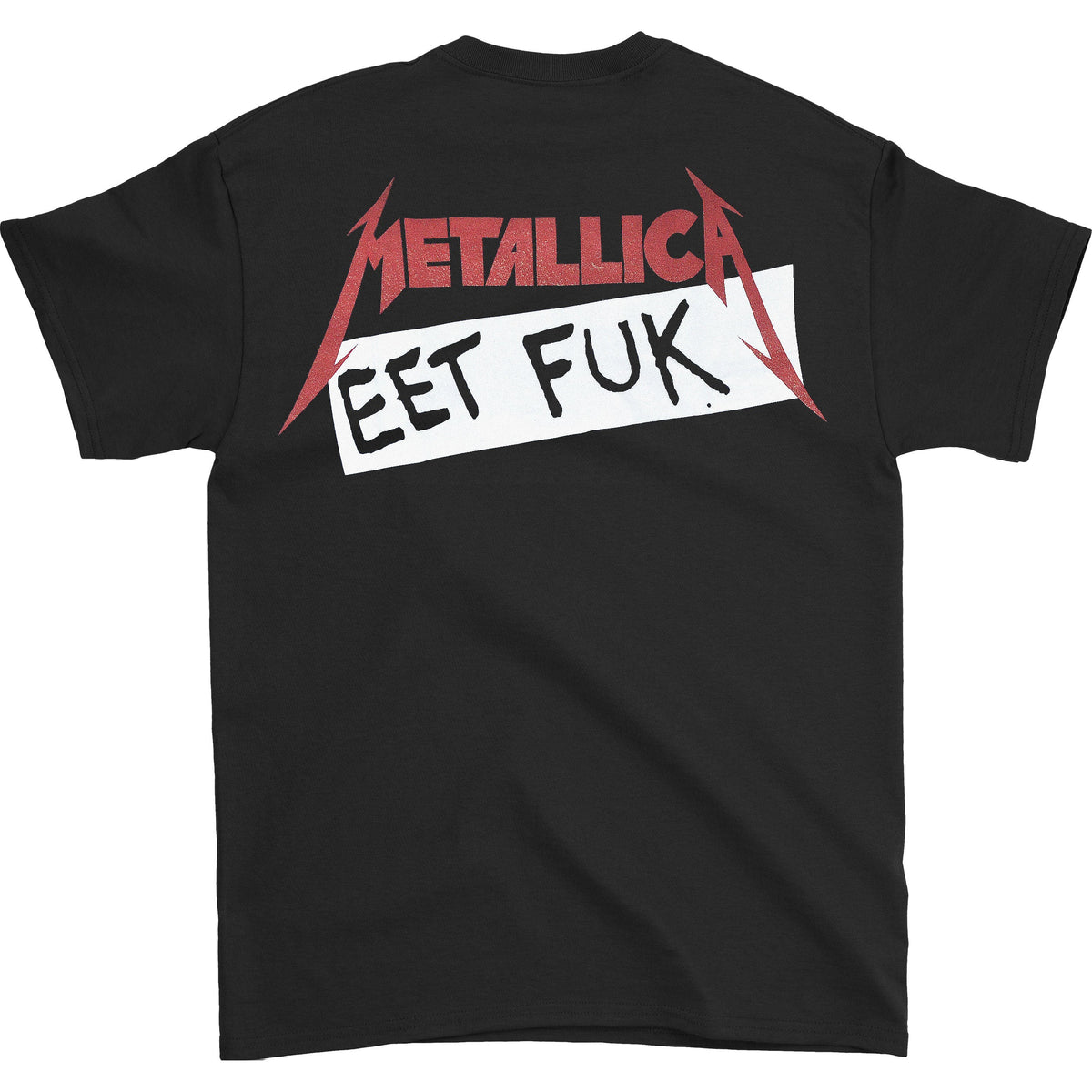 Metallica Eet Fuk (Back Print) Slim Fit T-shirt