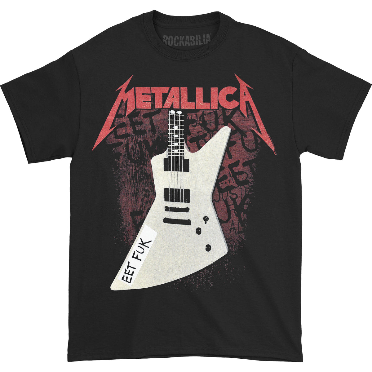 Metallica Eet Fuk (Back Print) Slim Fit T-shirt