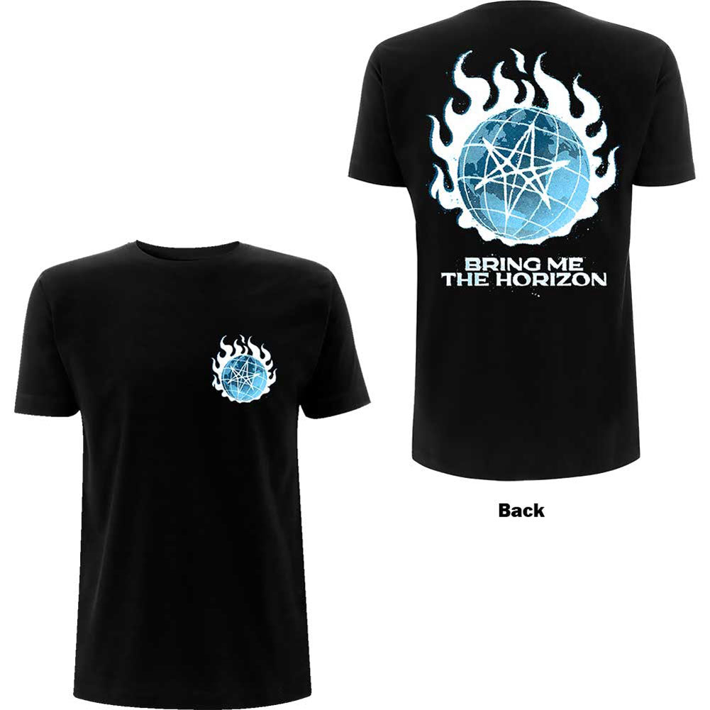 Globe (Back Print) Slim Fit T-shirt