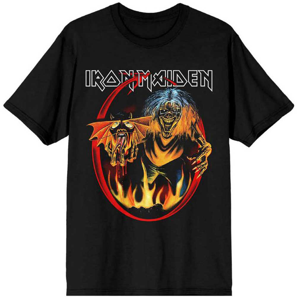Iron Maiden Number of the Beast Devil Tail Slim Fit T-shirt