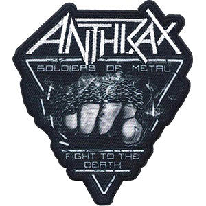 Anthrax Fist Full Of Metal Embroidered Patch
