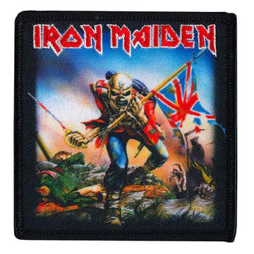 Iron Maiden British Flag Embroidered Patch