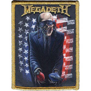 Megadeth American Grenades Embroidered Patch