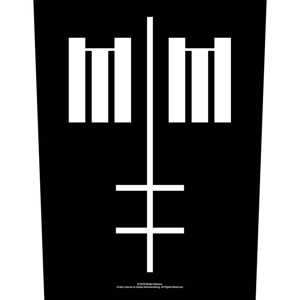 Marilyn Manson Cross Logo Back Patch