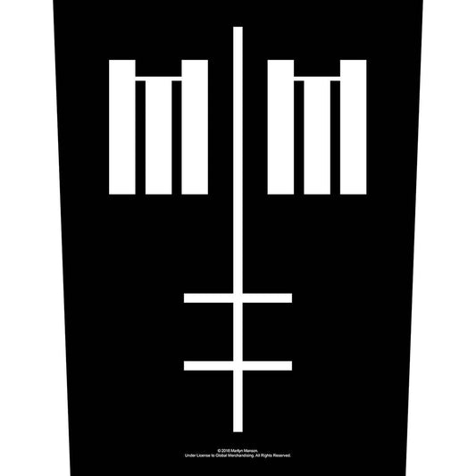 Marilyn Manson Cross Logo Back Patch