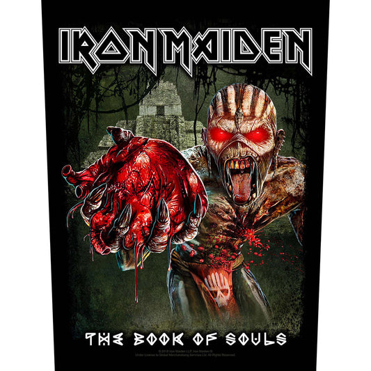 Iron Maiden Eddie's Heart Back Patch