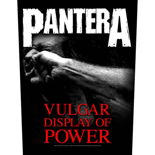 Pantera Vulgar Display Of Power Back Patch