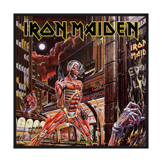 Iron Maiden Somewhere Back In Time Woven Patch