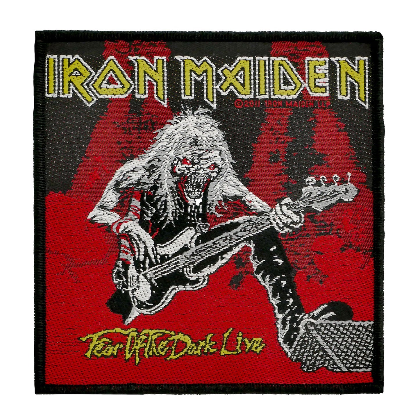 Iron Maiden Fear Of The Dark Live Woven Patch