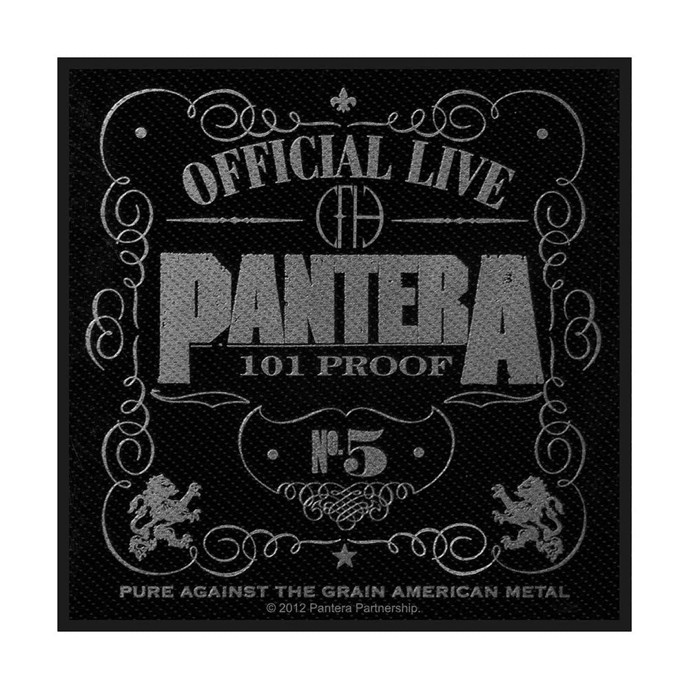 Pantera 101% Proof Woven Patch