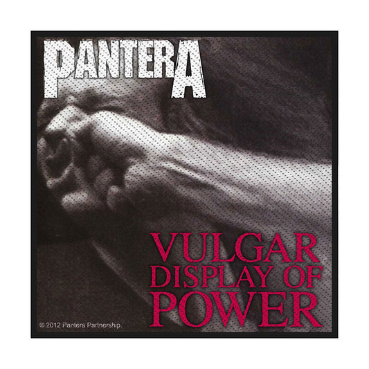 Pantera Vulgar Display Of Power Woven Patch