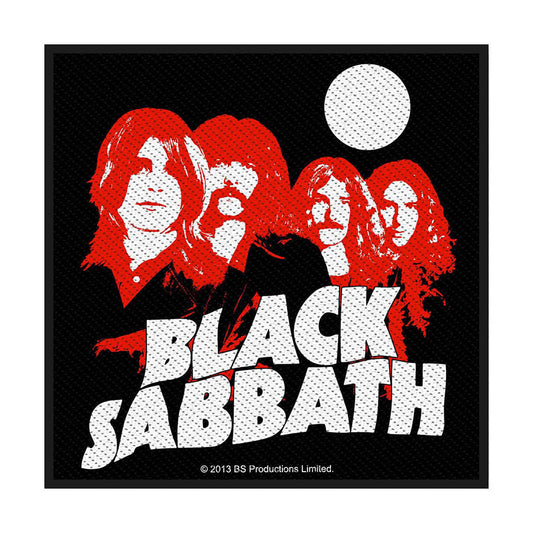 Black Sabbath Red Portraits Woven Patch