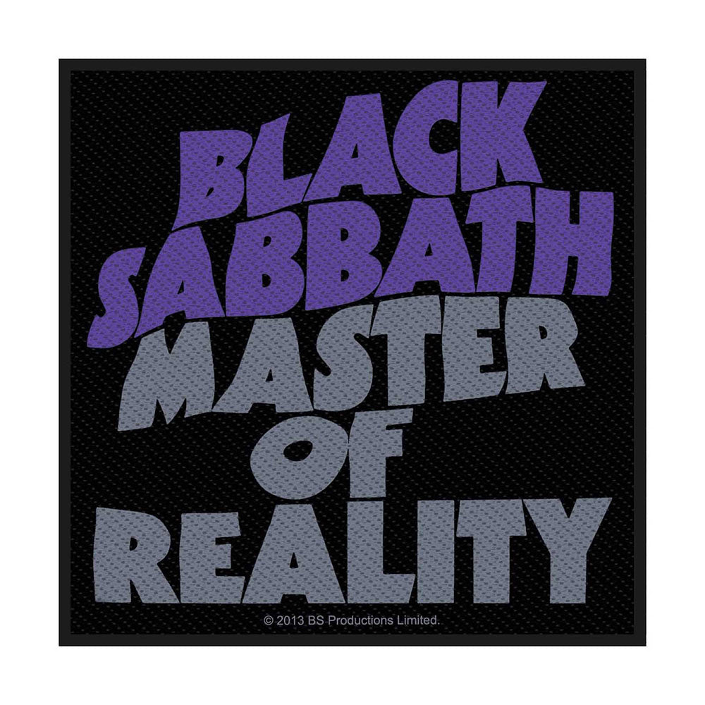 Black Sabbath Master Of Reality Woven Patch
