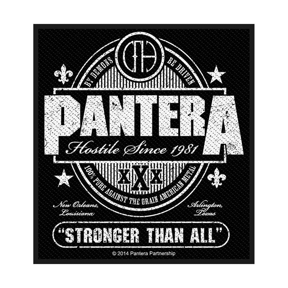 Pantera Stronger Than All Woven Patch