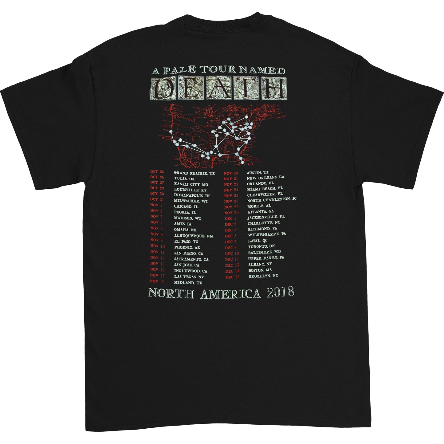 Ghost Admat 2018 North American Tour T-shirt