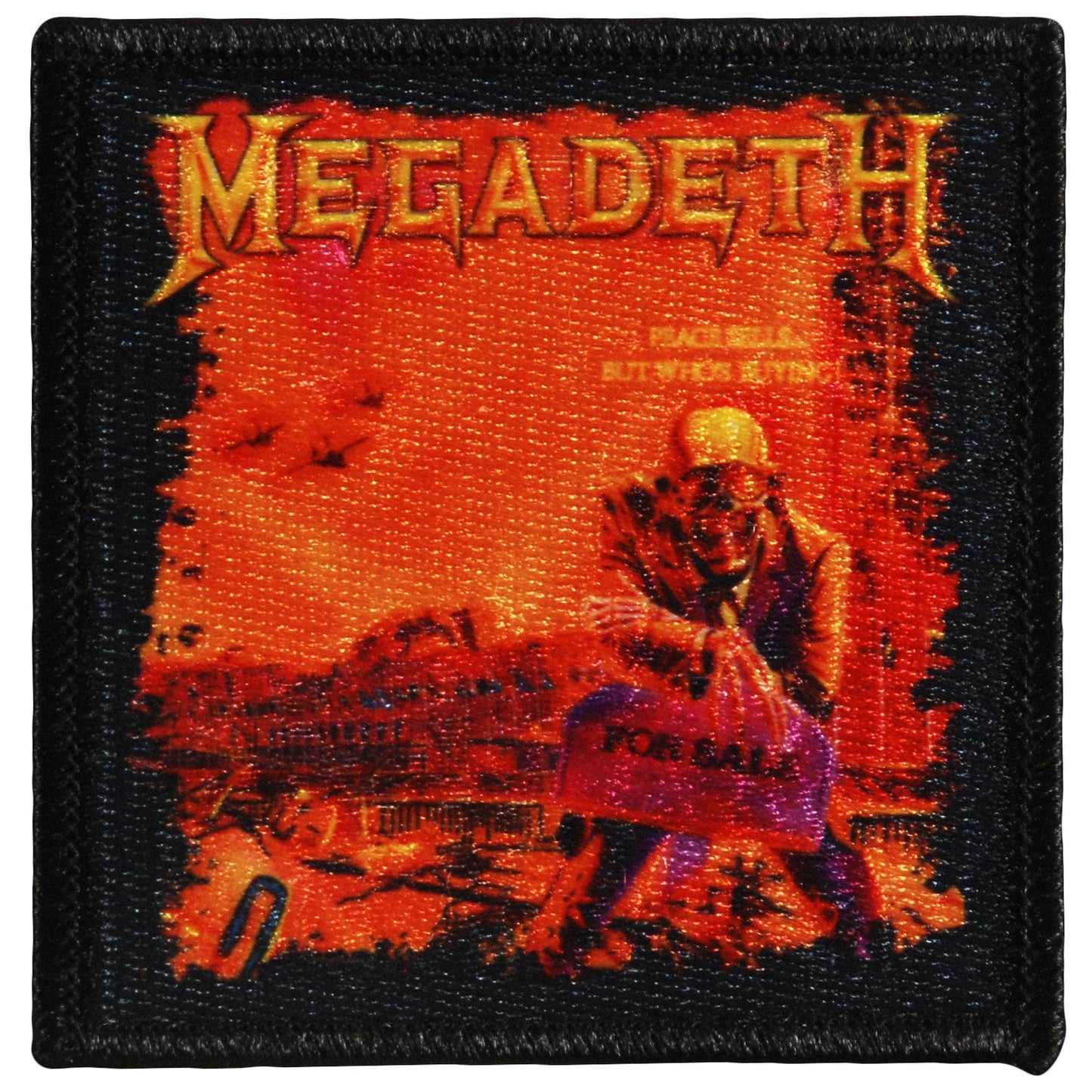 Megadeth Peace Sells Embroidered Patch