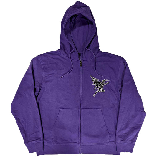 Henry Pocket Logo Zippered Hooded Sweatshirt