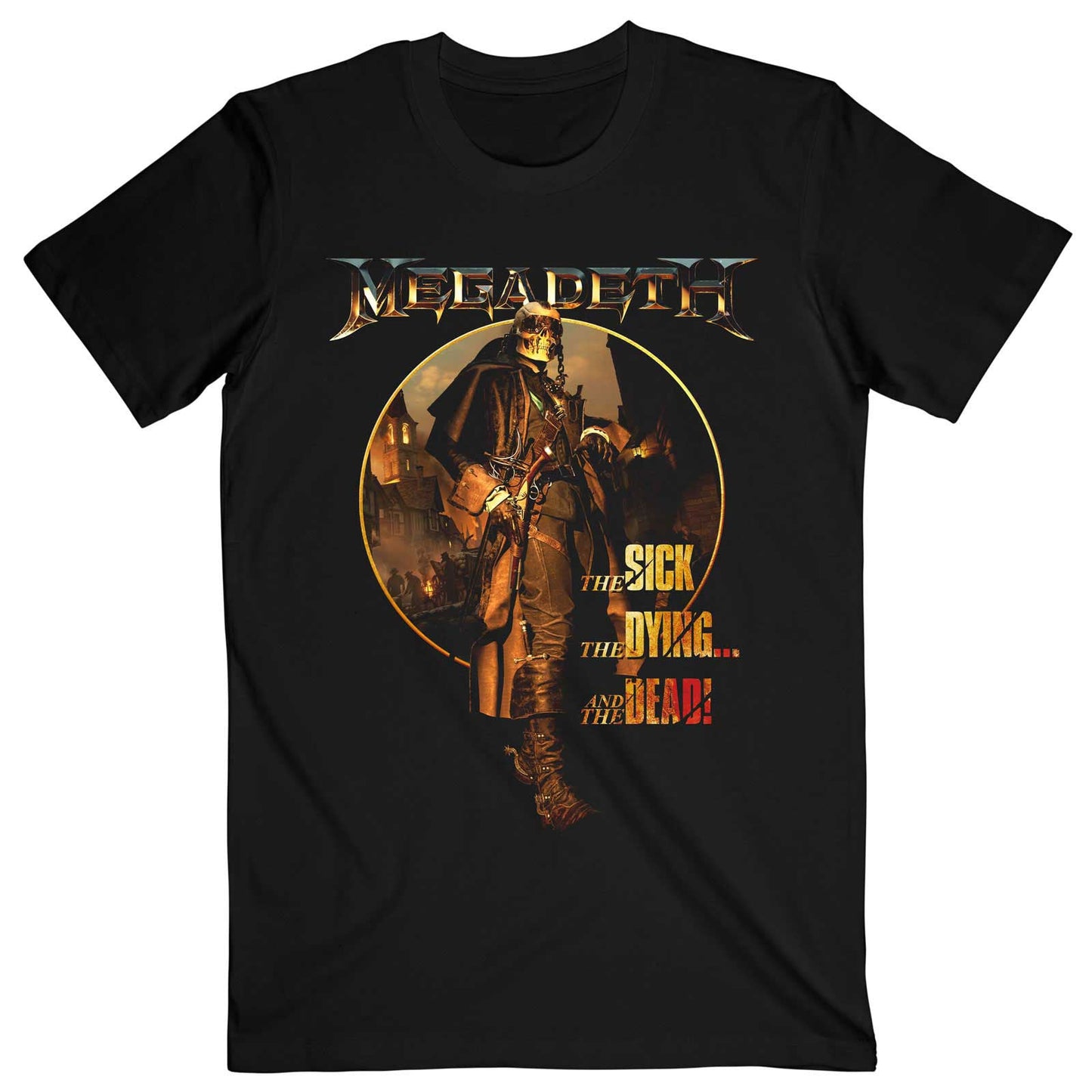 Megadeth The Sick, The Dying � And The Dead Circle Album Art T-shirt