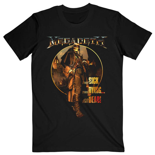 Megadeth The Sick, The Dying � And The Dead Circle Album Art T-shirt