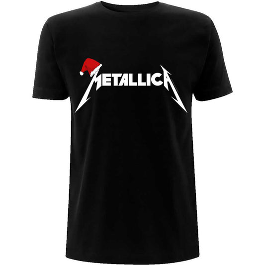 Metallica Santa Hat Logo T-shirt