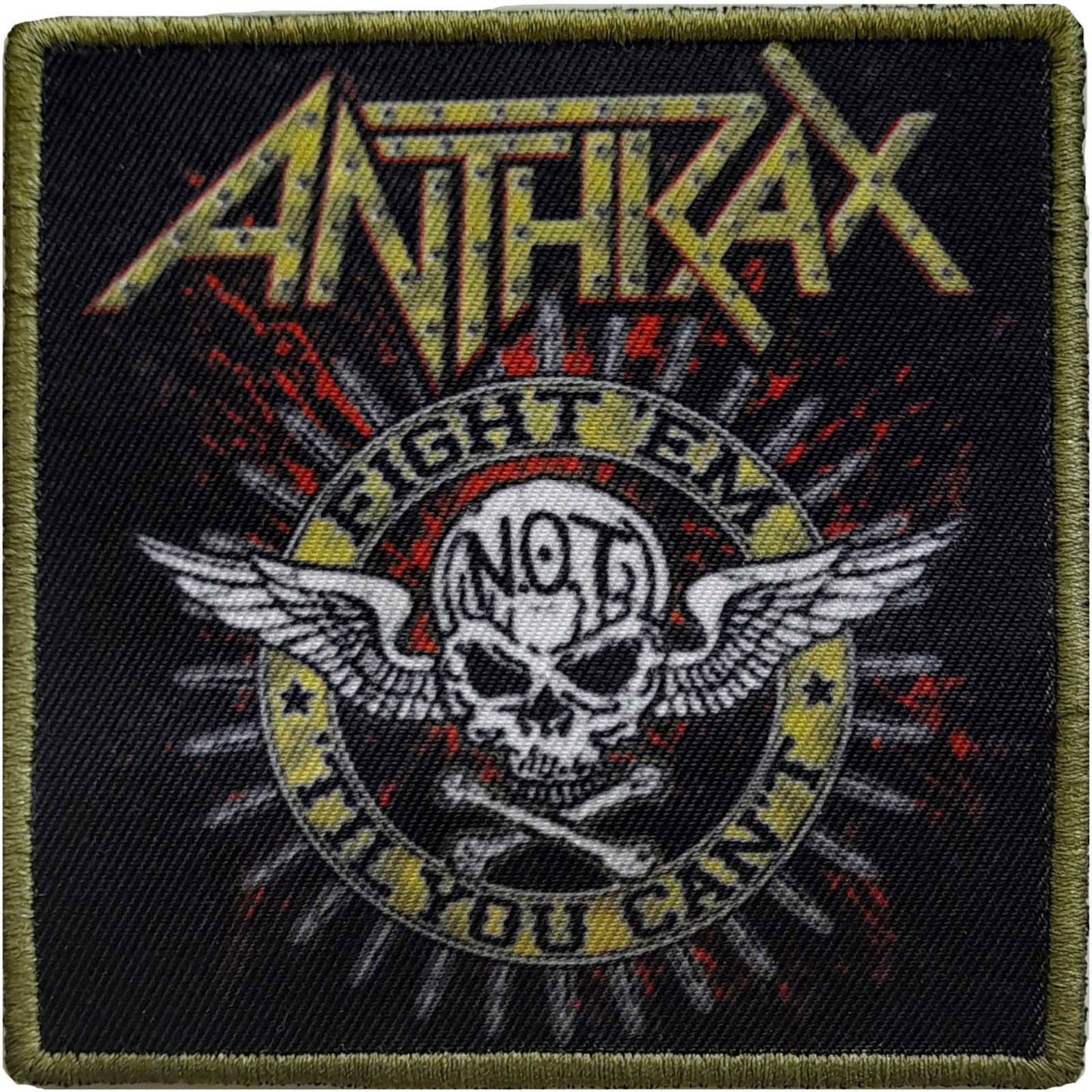 Anthrax Fight 'em Woven Patch