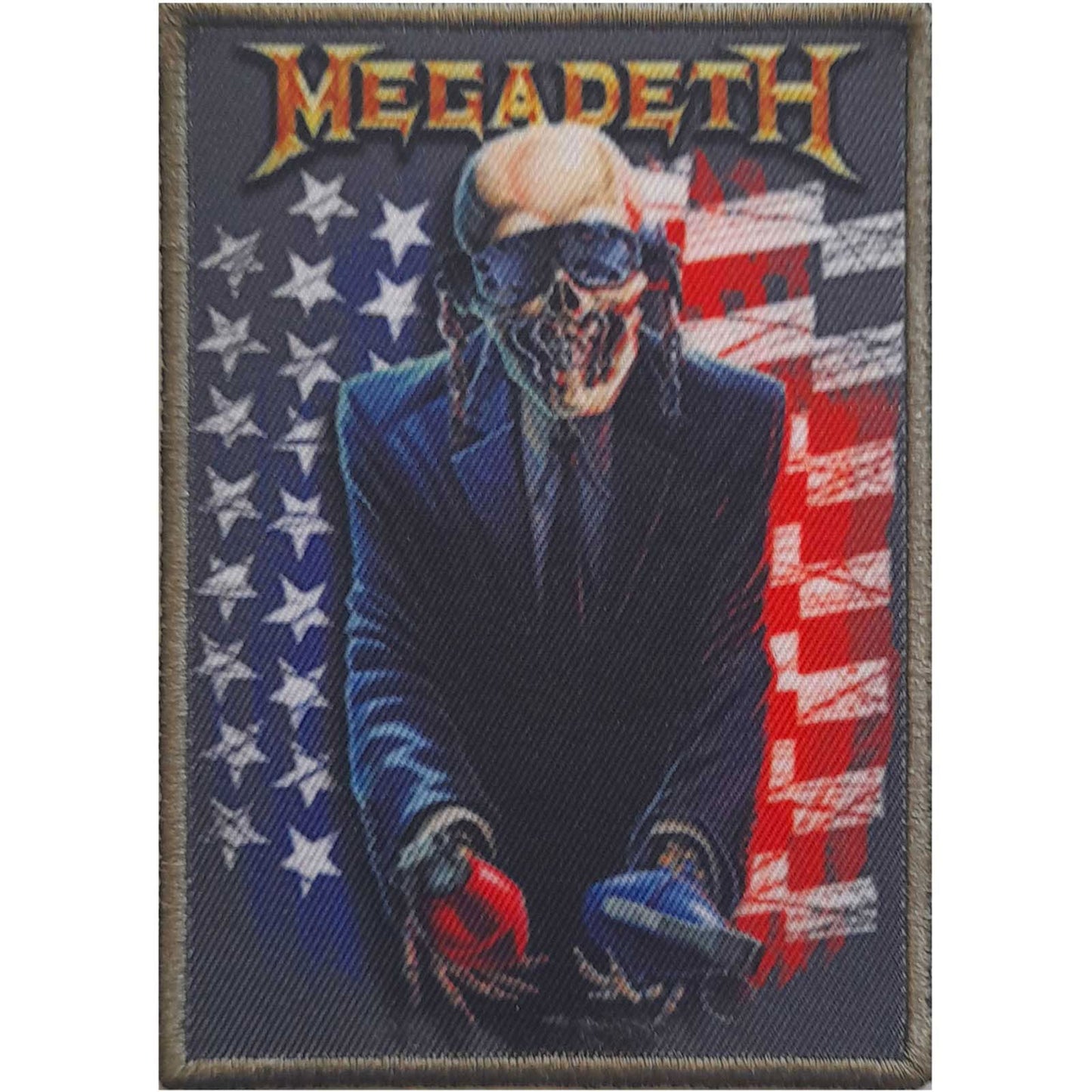 Megadeth Grenade Usa Woven Patch