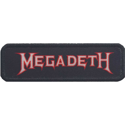 Megadeth Logo Outline Woven Patch