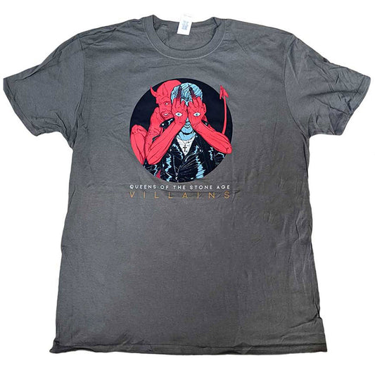 Queens Of The Stone Age Villains R&l 2017 T-shirt