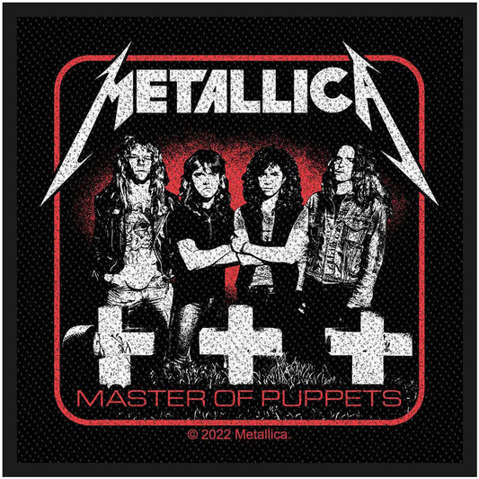 Metallica Master Of Puppets Band Woven Patch