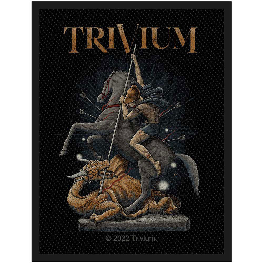 Trivium In The Court Of The Dragon Woven Patch
