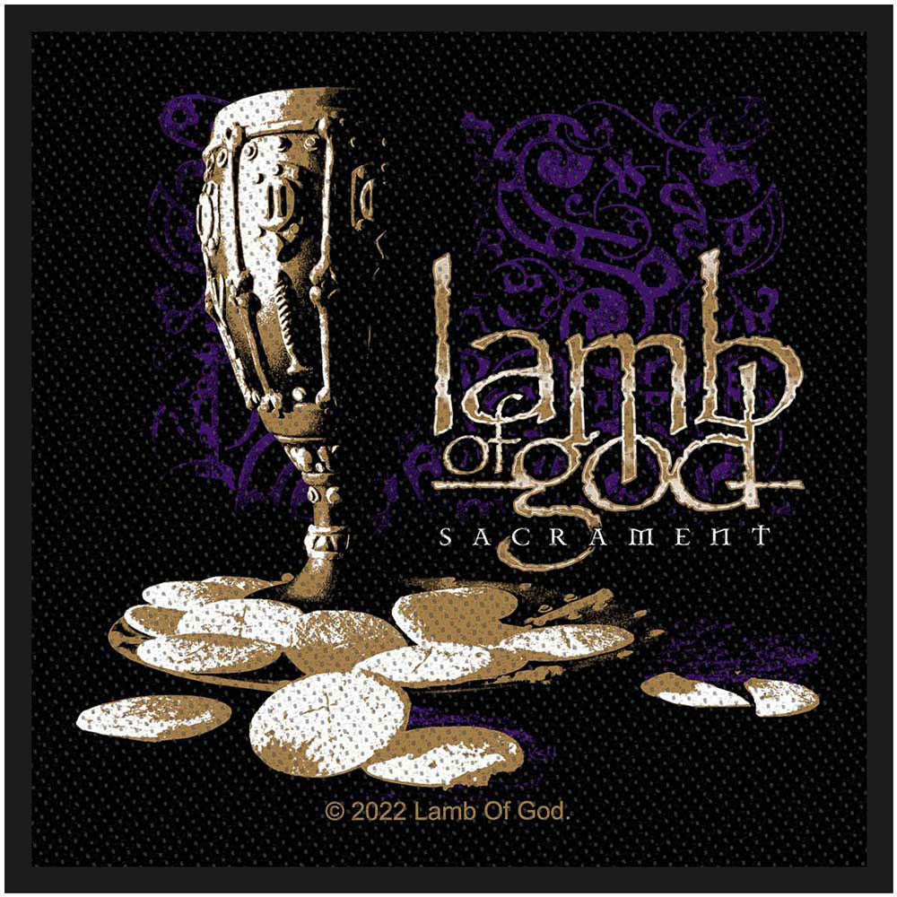 Lamb Of God Sacrament Woven Patch