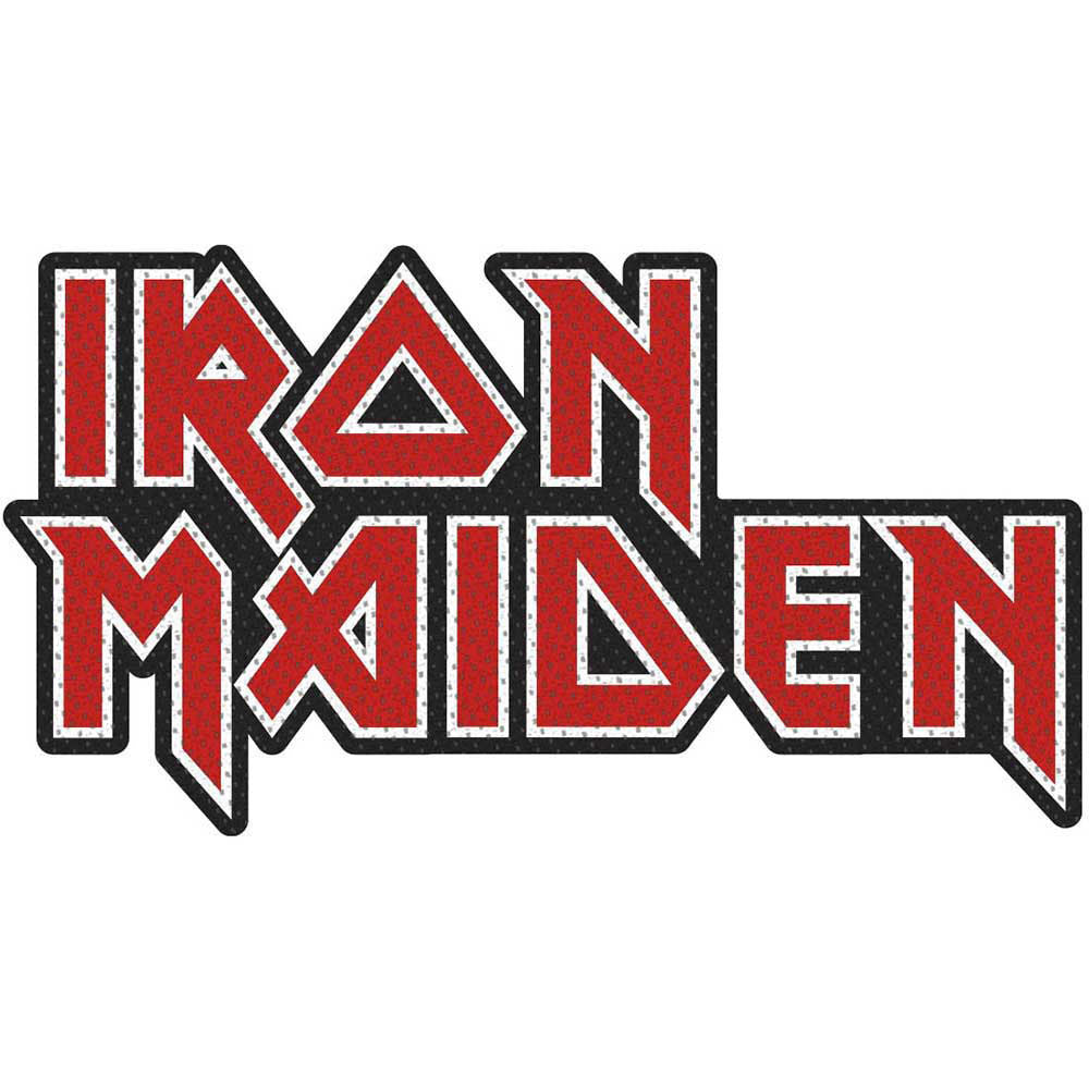 Iron Maiden Logo Cut Out Woven Patch