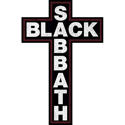 Black Sabbath Cross Sticker